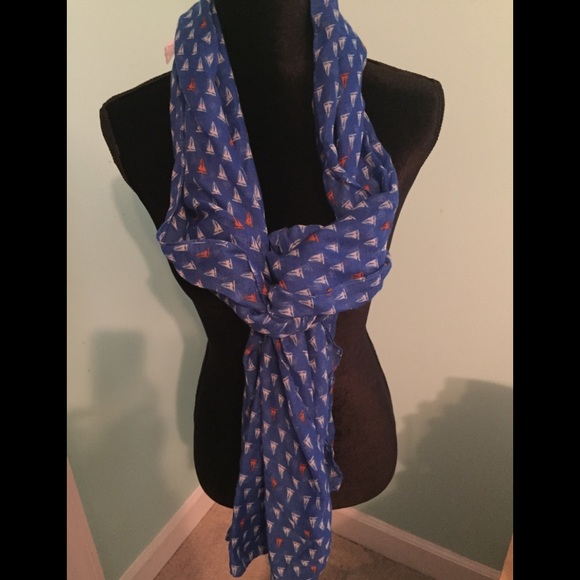 NWT Merona Sailboat Scarf - Picture 1 of 3